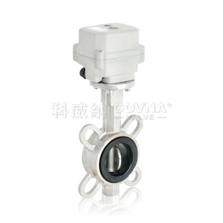 微型電動(dòng)不銹鋼對(duì)夾式蝶閥_A150-T系列